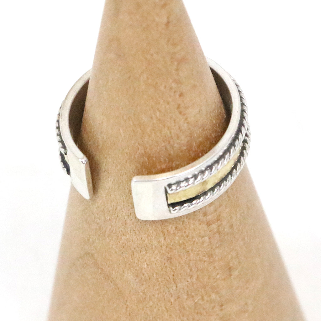 hobo『Rope Ring 925 Silver with Brass』