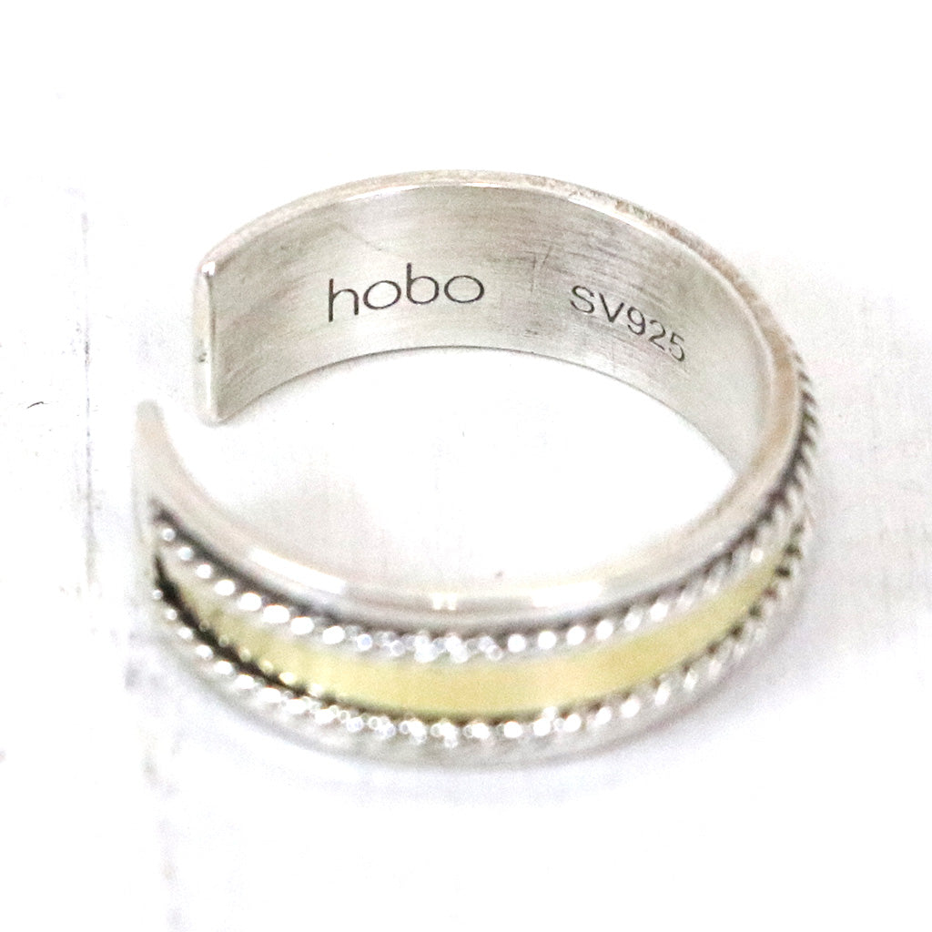 hobo『Rope Ring 925 Silver with Brass』