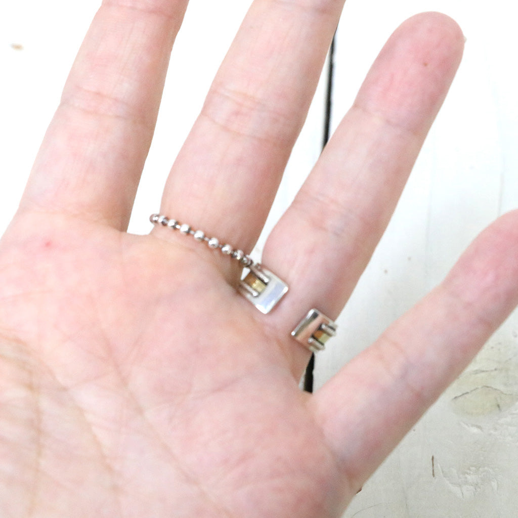 hobo『Rope Ring 925 Silver with Brass』