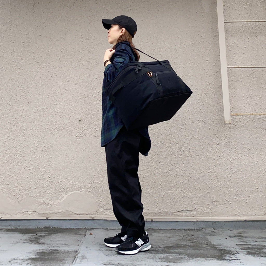 hobo『Play Soft Cooler Container Bag Cotton Canvas Vintage Wash』(Black)