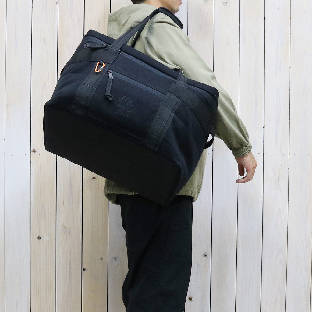 hobo『Play Soft Cooler Container Bag Cotton Canvas Vintage Wash』(Black)