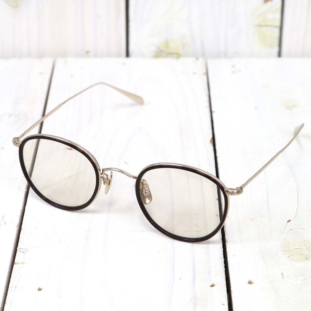 hobo『Round Frame Sunglasses Titanium by KANEKO OPTICAL』(Gold)