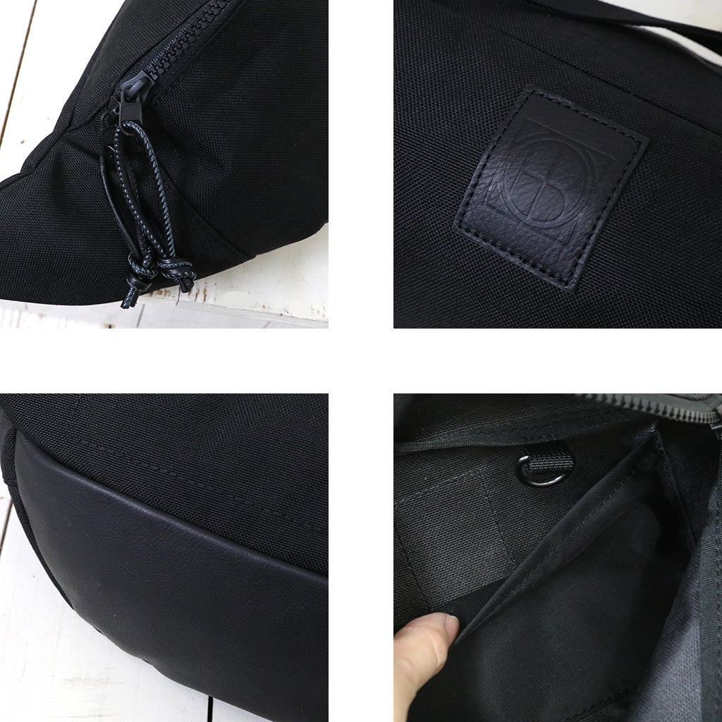 hobo『Waist Pouch Nylon Oxford with Cow Leather』