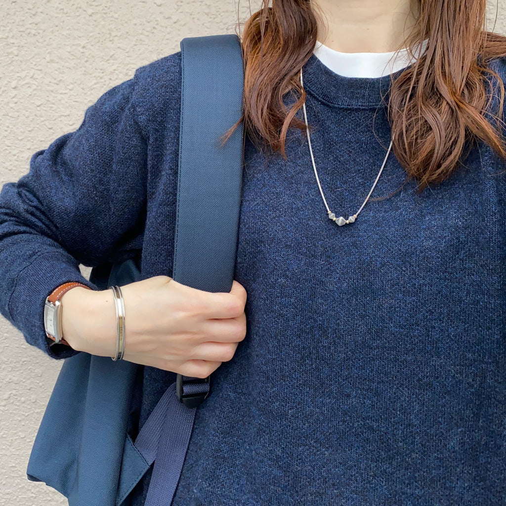 hobo『Beads Necklace 925 Silver with Brass』