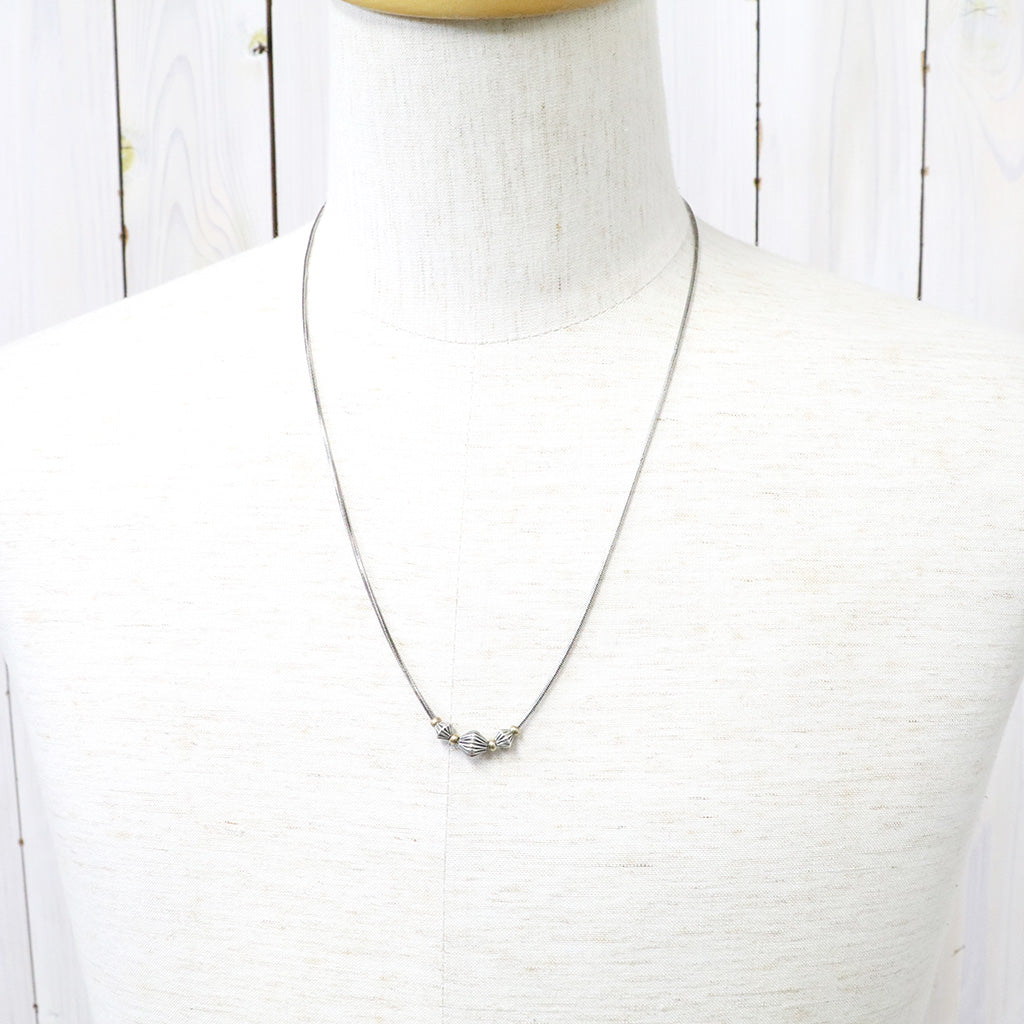 hobo『Beads Necklace 925 Silver with Brass』