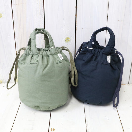 hobo『Drawstring Pouch Padded Cotton Ripstop』