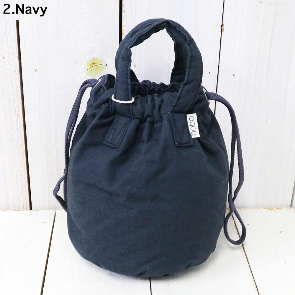 hobo『Drawstring Pouch Padded Cotton Ripstop』