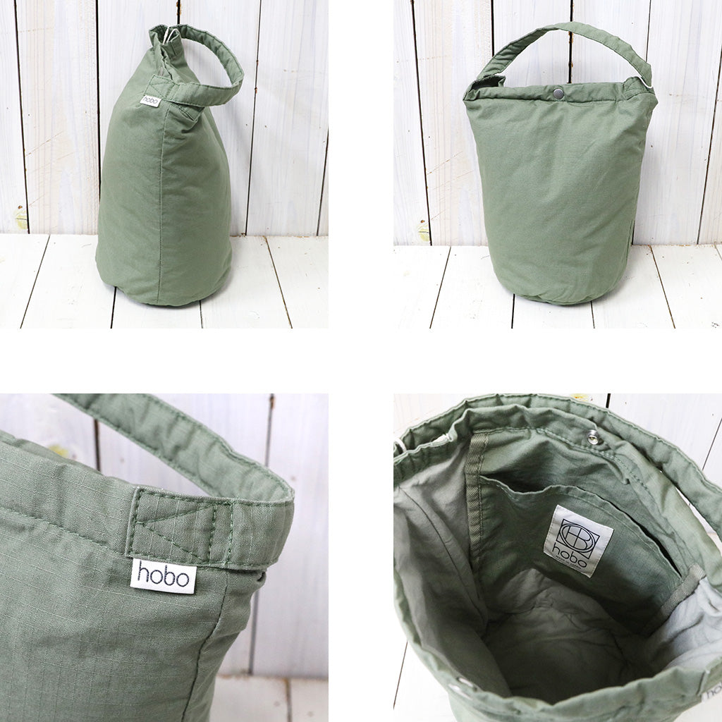 hobo『Handle Pouch Padded Cotton Ripstop』