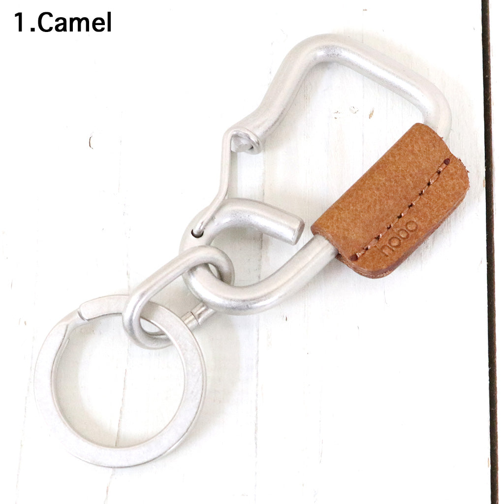 hobo『Carabiner Key Ring S with Cow Leather』