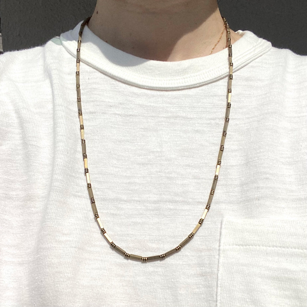 hobo『Beads Necklace Hematite』