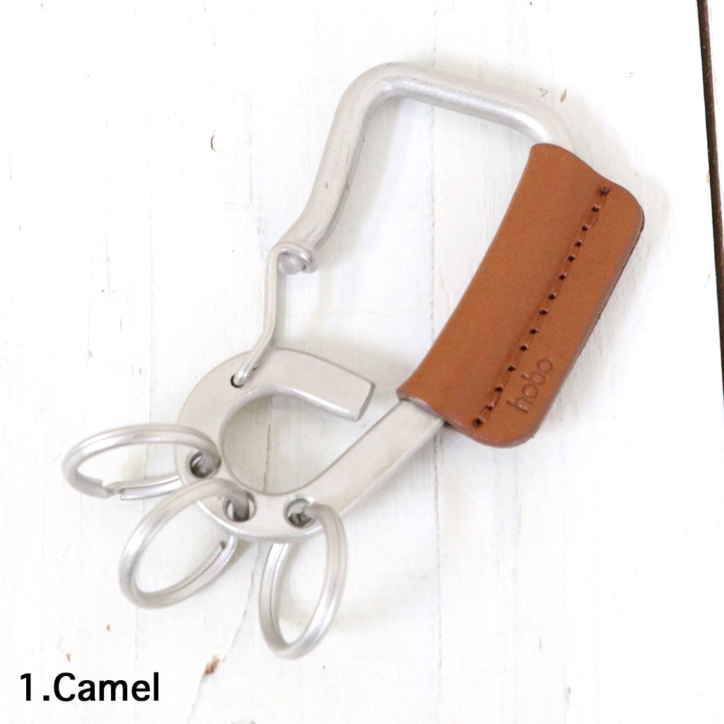 hobo『Carabiner Key Ring L with Cow Leather』