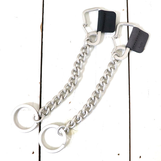 hobo『Carabiner Chain Key Ring with Nubuck Cow Leather』