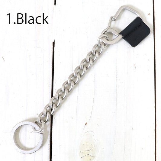 hobo『Carabiner Chain Key Ring with Nubuck Cow Leather』