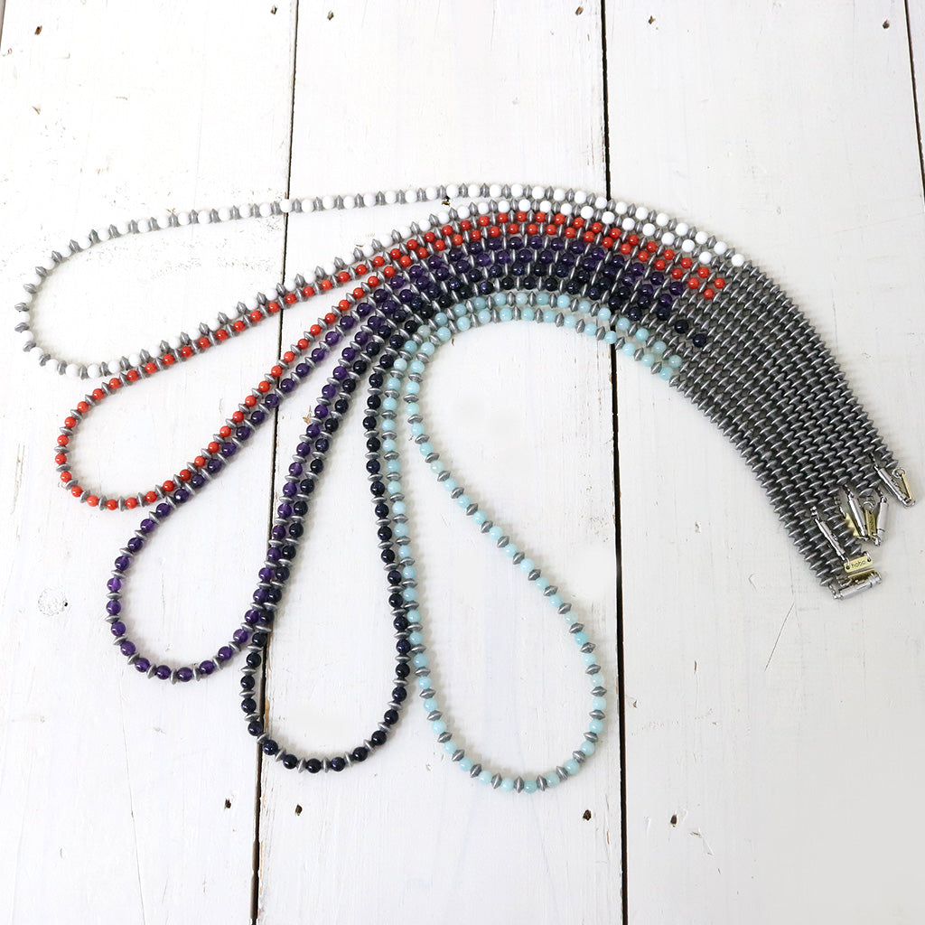 【SALE40%OFF】hobo : Beads Necklace Stone (HB-A4508)