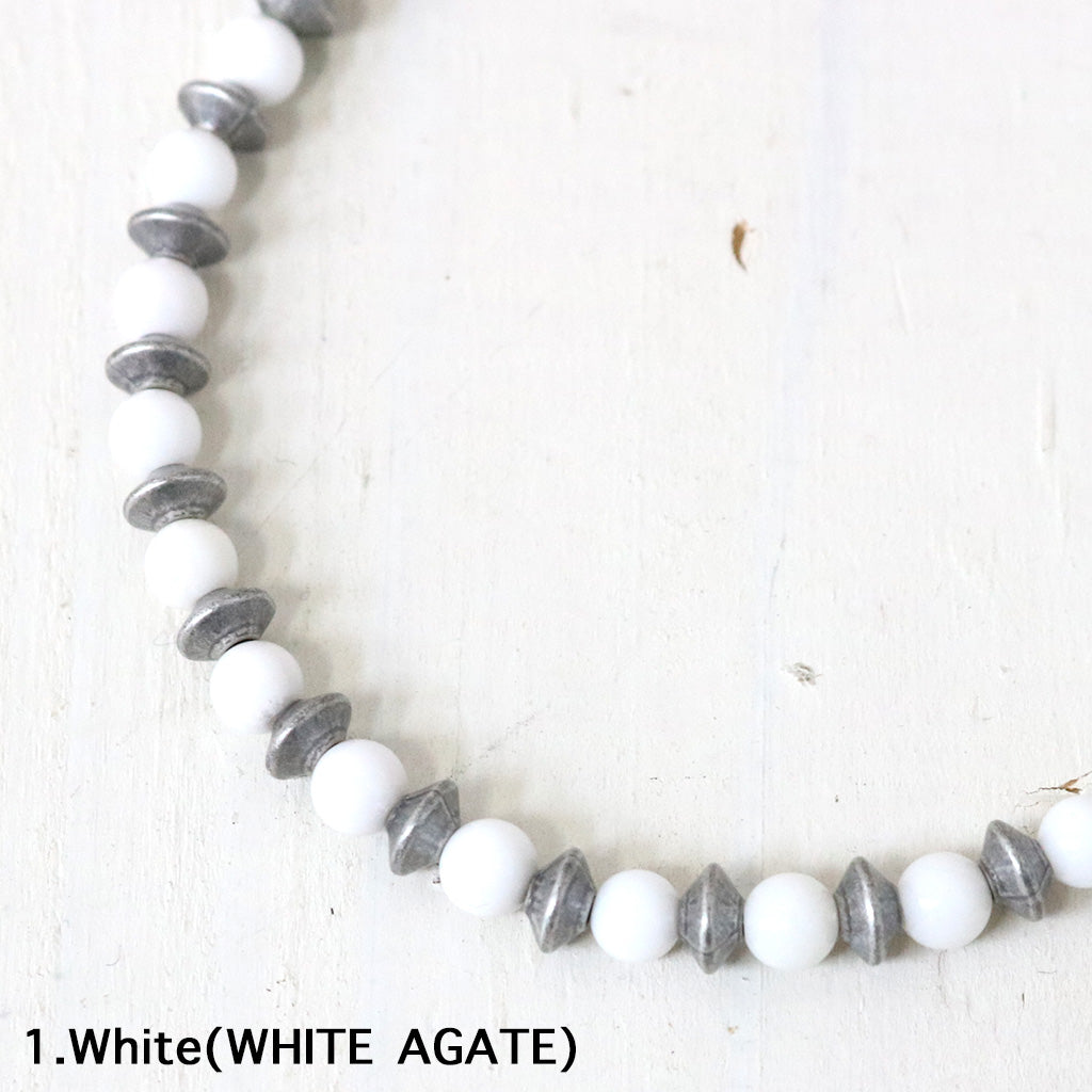 【SALE40%OFF】hobo : Beads Necklace Stone (HB-A4508)