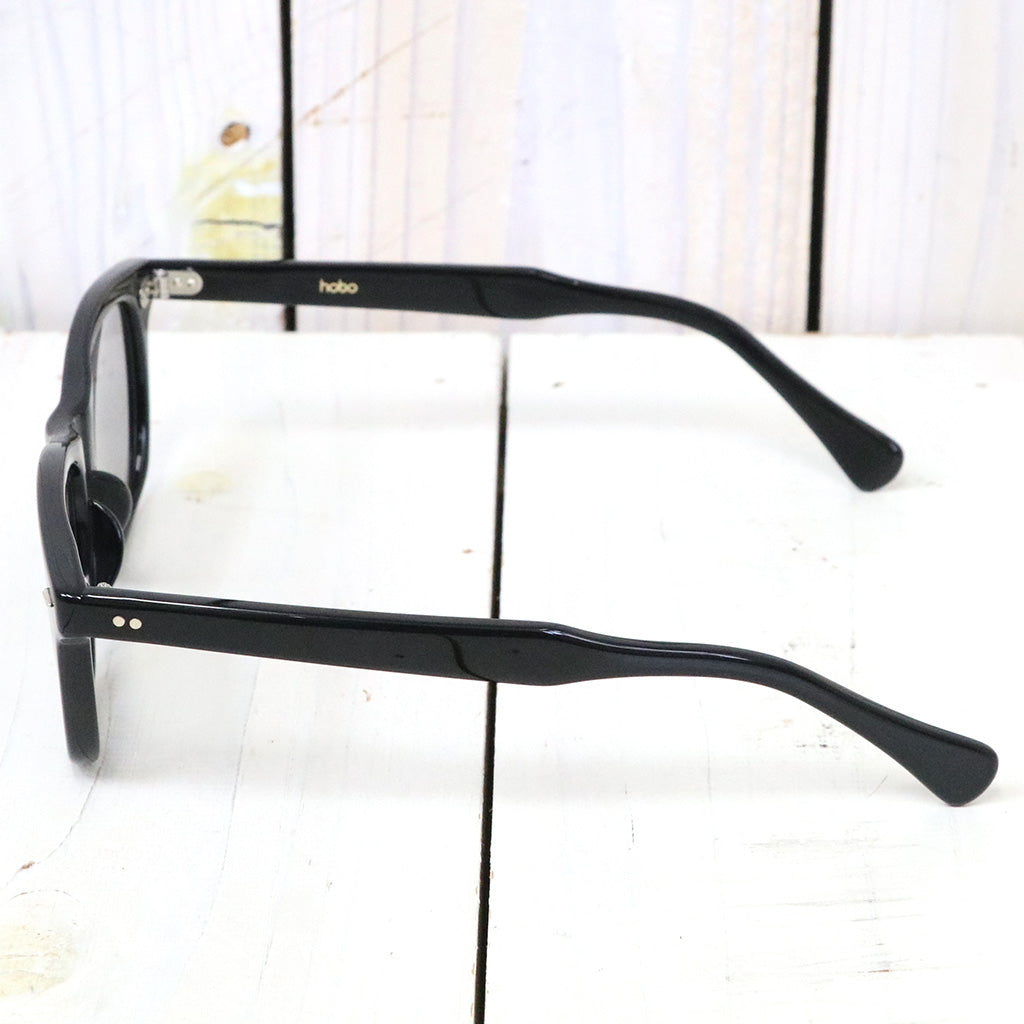 hobo : Wellington Frame Sunglasses Acetate by KANEKO OPTICAL (Black) (HB-A4621)