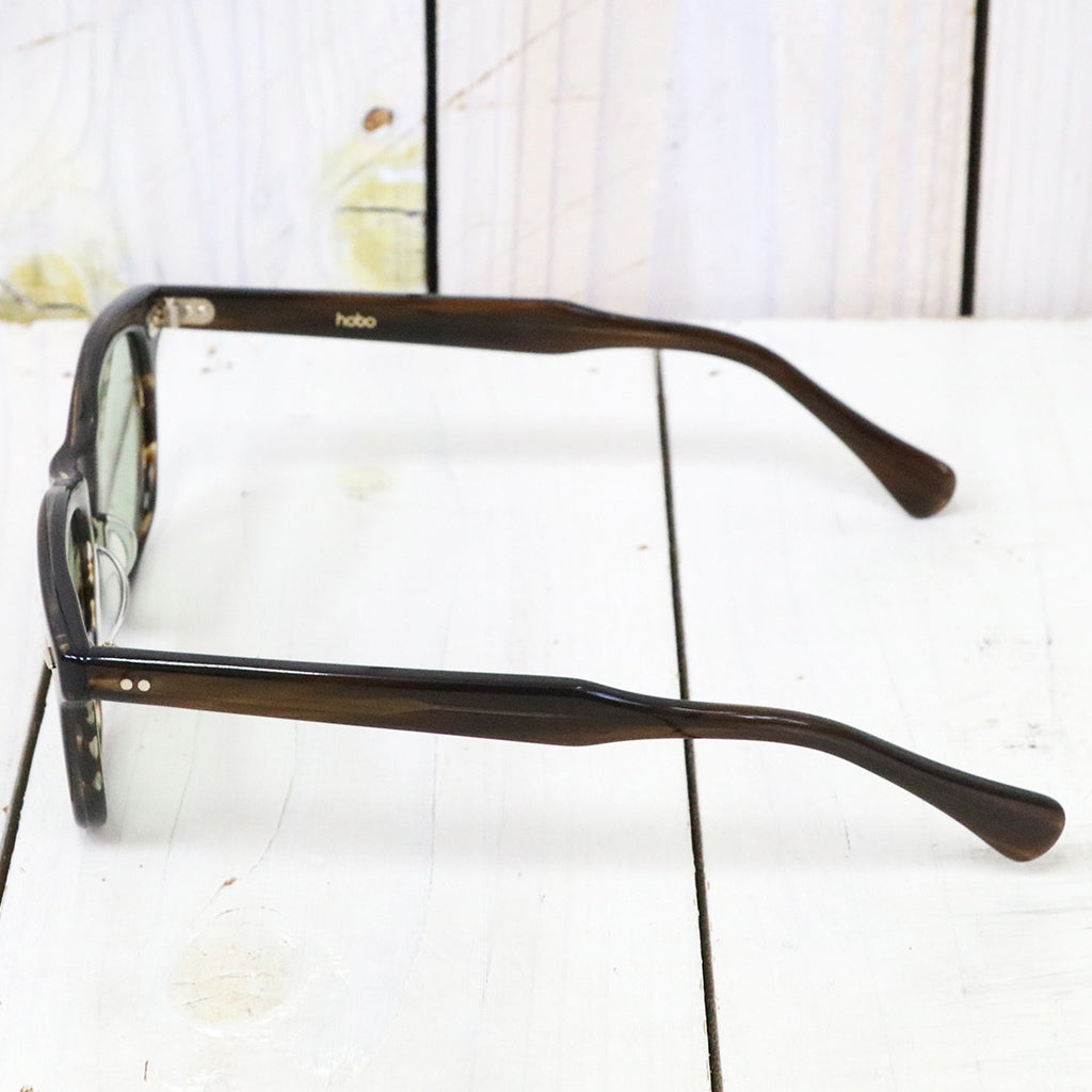 hobo : Wellington Frame Sunglasses Acetate by KANEKO OPTICAL (Brown) (HB-A4621)