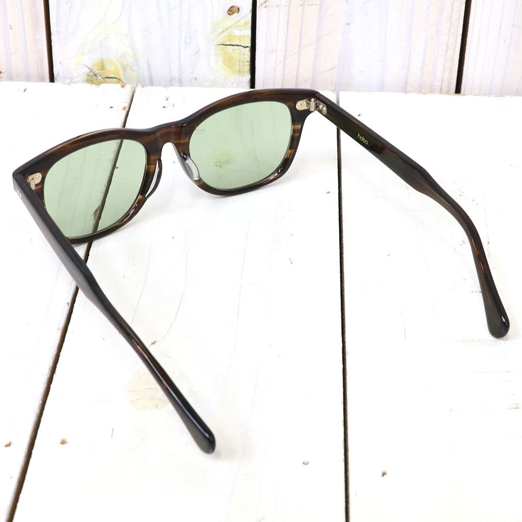 hobo : Wellington Frame Sunglasses Acetate by KANEKO OPTICAL (Brown) (HB-A4621)