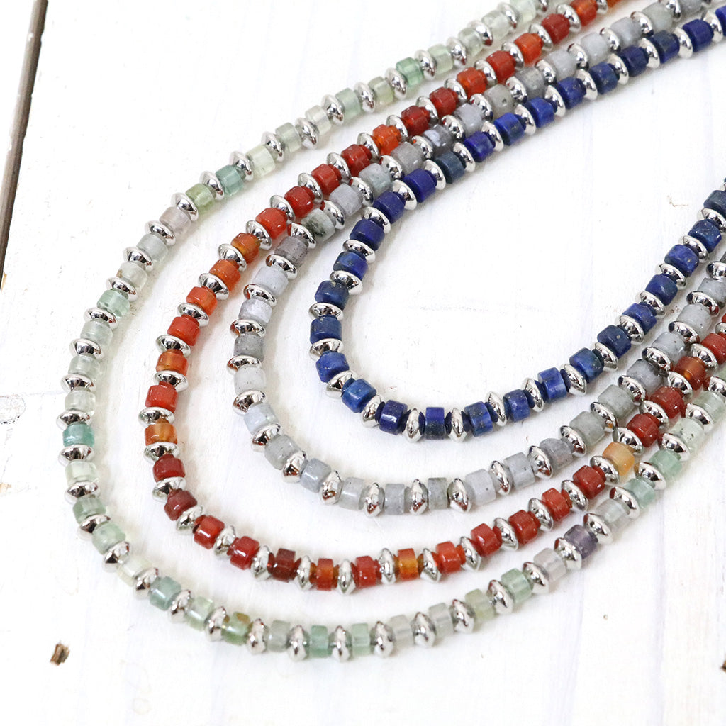 【SALE40%OFF】hobo : Beads Necklace Stone (HB-A4620)