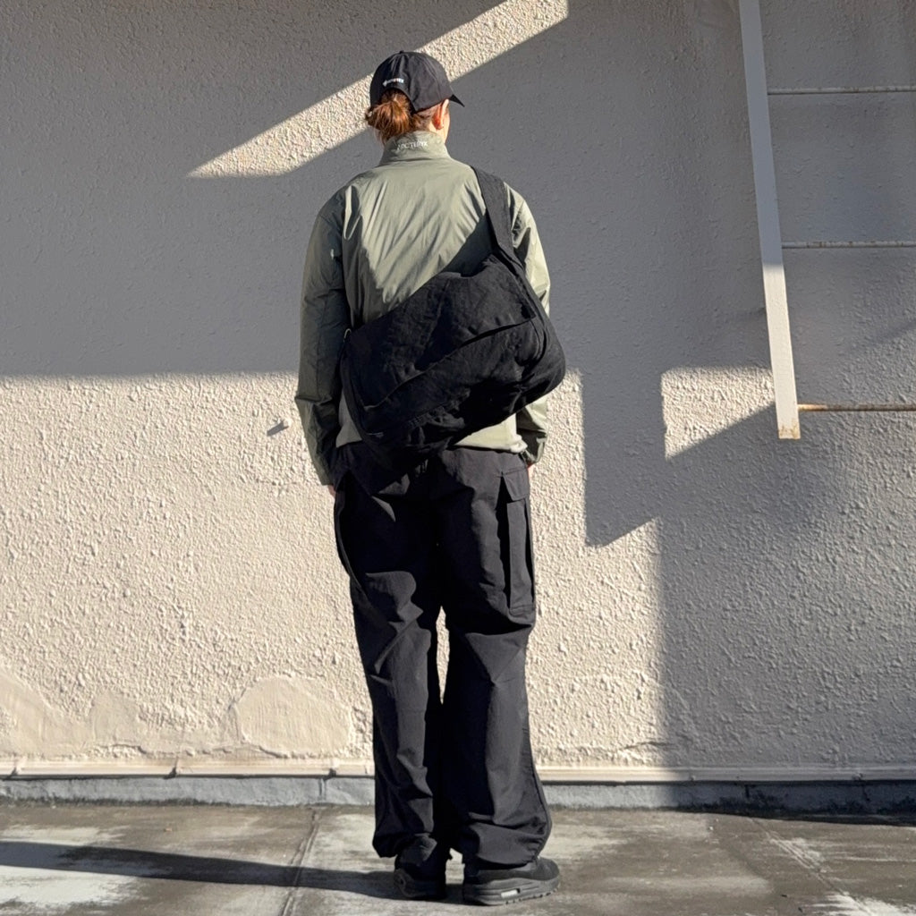 hobo : Newspaper Bag Cotton Duck Canvas (Charcoal)