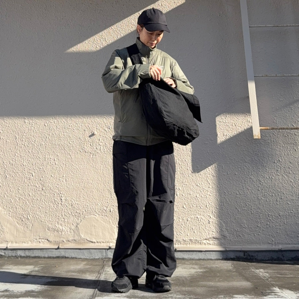 hobo : Newspaper Bag Cotton Duck Canvas (Charcoal)