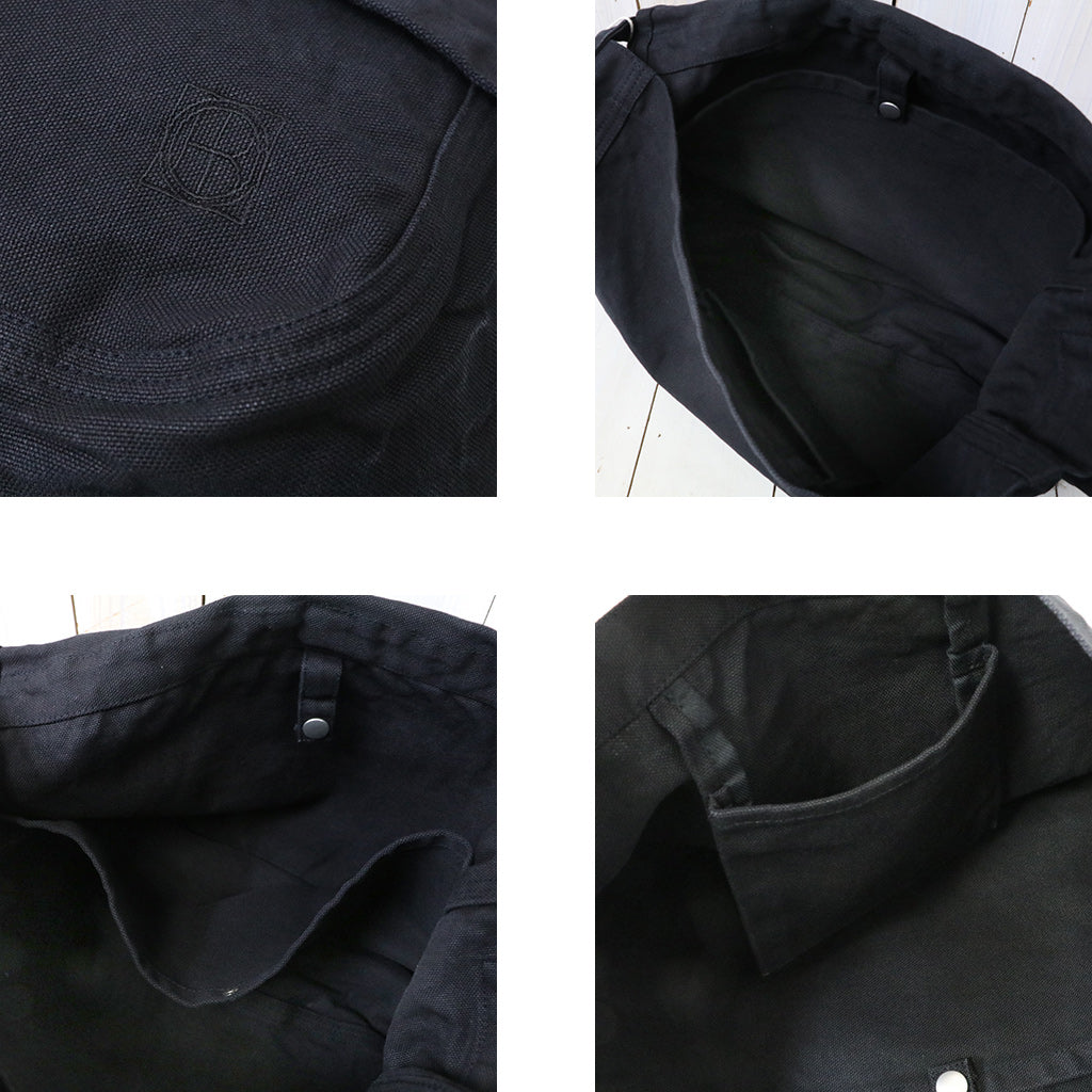 hobo : Newspaper Bag Cotton Duck Canvas (Charcoal)