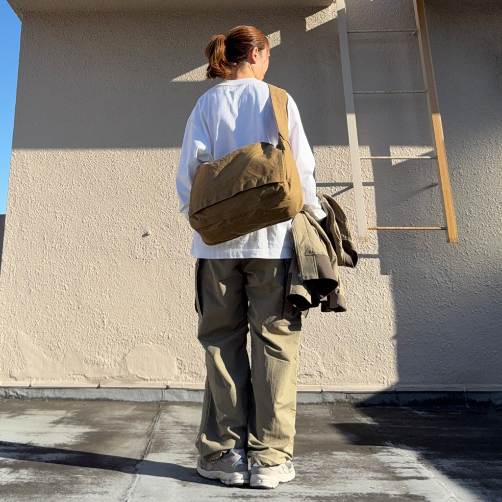 hobo : Newspaper Bag Cotton Duck Canvas (Beige)