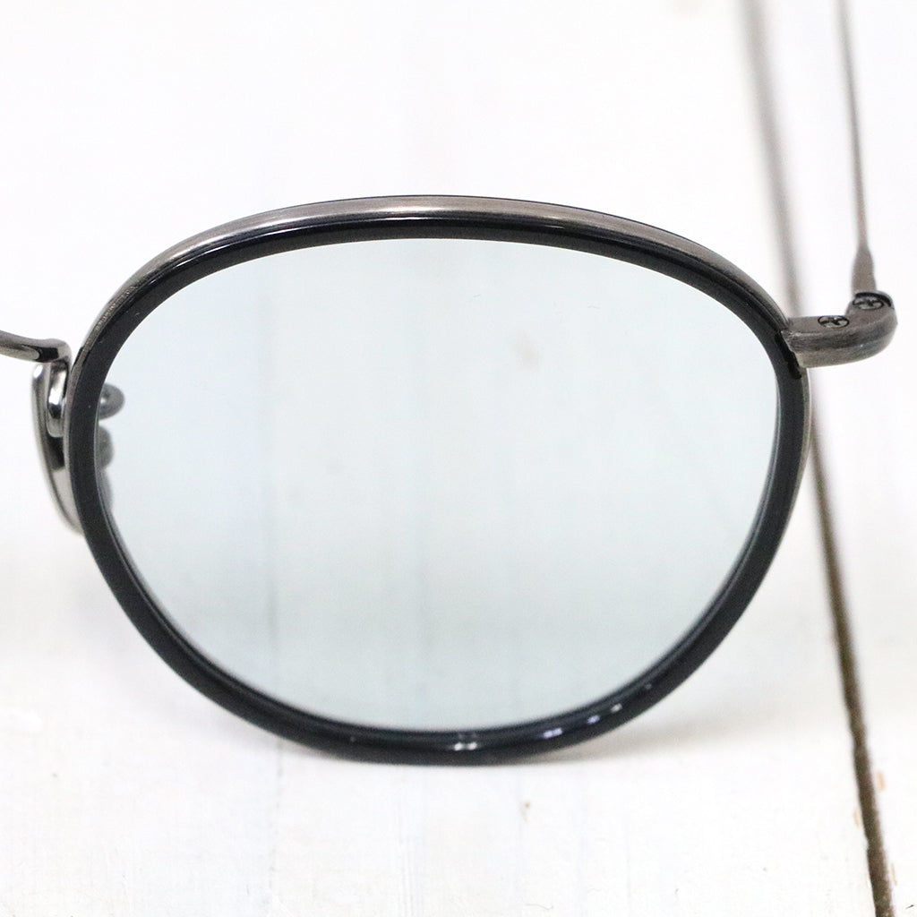 hobo : Round Frame Sunglasses Titanium by KANEKO OPTICAL (Black) (HB-A4622)
