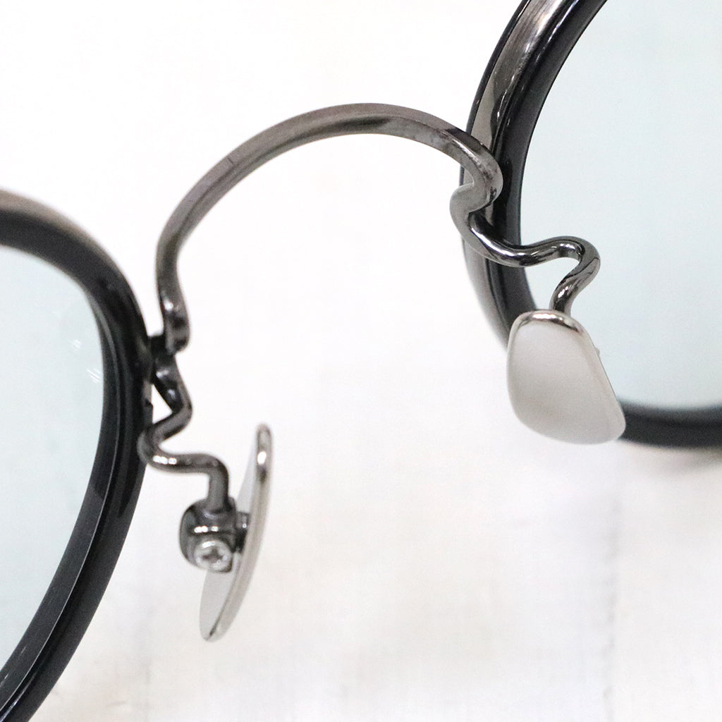 hobo : Round Frame Sunglasses Titanium by KANEKO OPTICAL (Black) (HB-A4622)