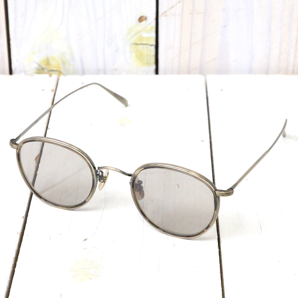 hobo : Round Frame Sunglasses Titanium by KANEKO OPTICAL (Brown) (HB-A4622)