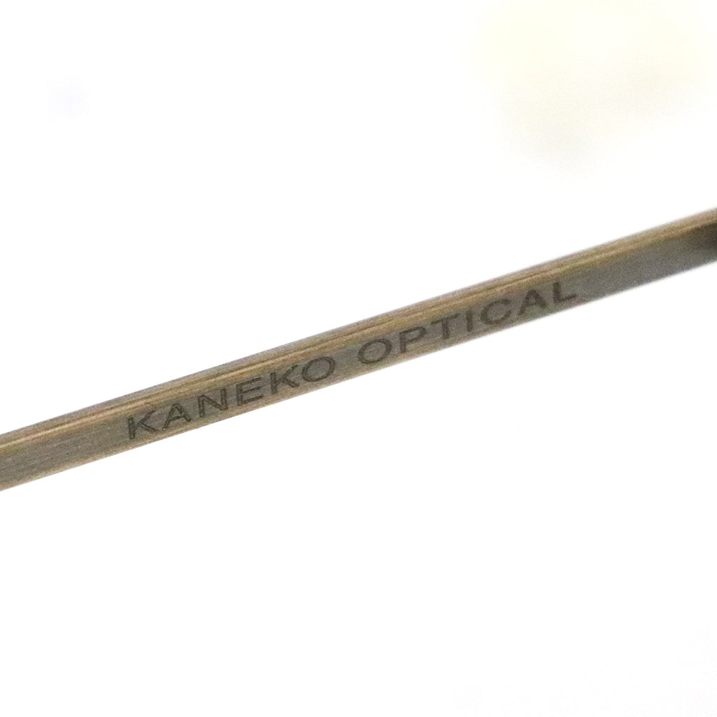 hobo : Round Frame Sunglasses Titanium by KANEKO OPTICAL (Brown