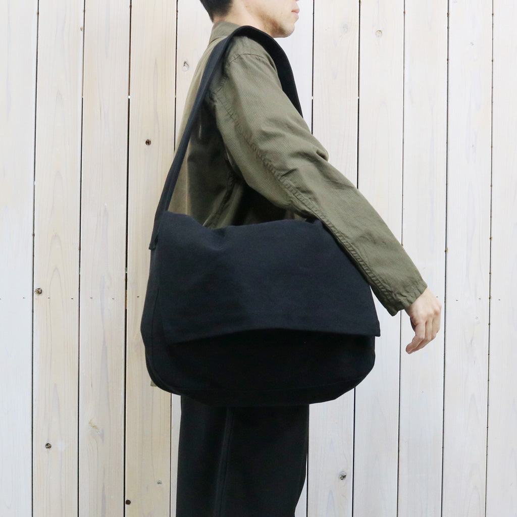 hobo : Newspaper Bag Cotton Duck Canvas (Black)