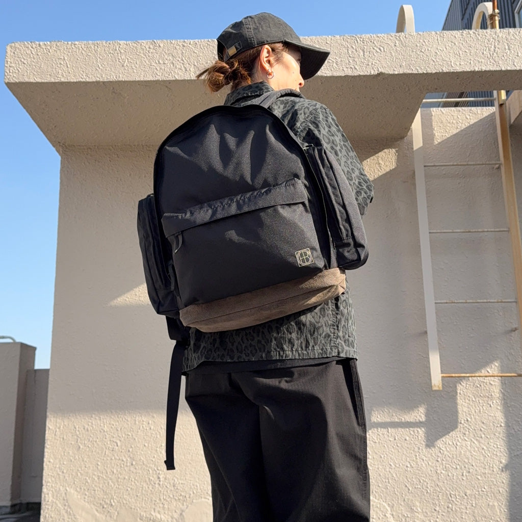 hobo : Backpack 20L Polyester Oxford CORDURA with Pig Suede