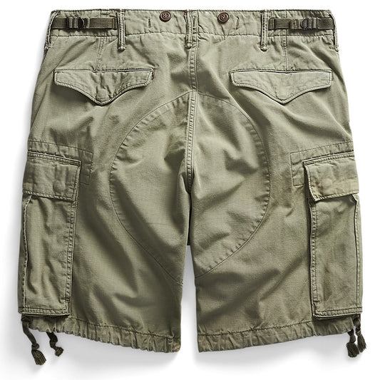 Double RL : RIPSTOP CARGO SHORT (GREEN)