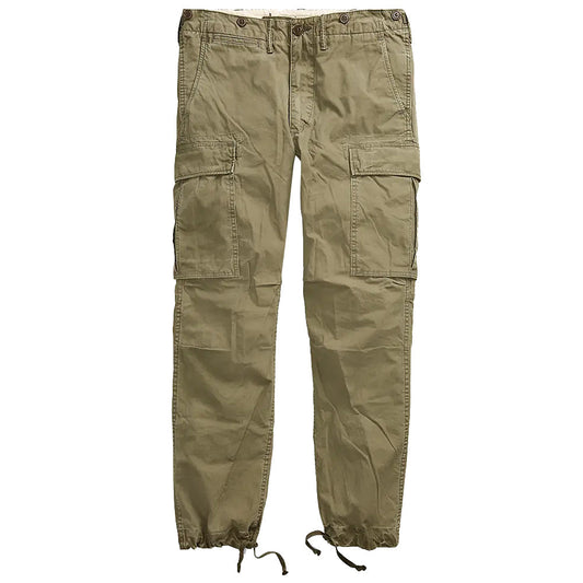 Double RL : COTTON SURPLUS CARGO PANT (DARK OLIVE)
