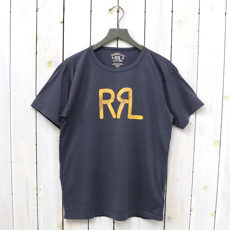 Double RL : LOGO JERSEY T-SHIRT (NAVY)