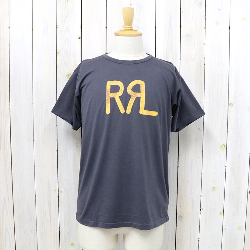 Double RL : LOGO JERSEY T-SHIRT (NAVY)