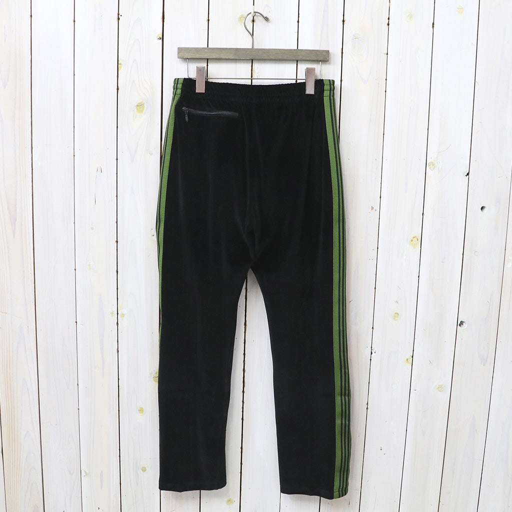 Needles : Narrow Track Pant-C/Pe Velour (Black)