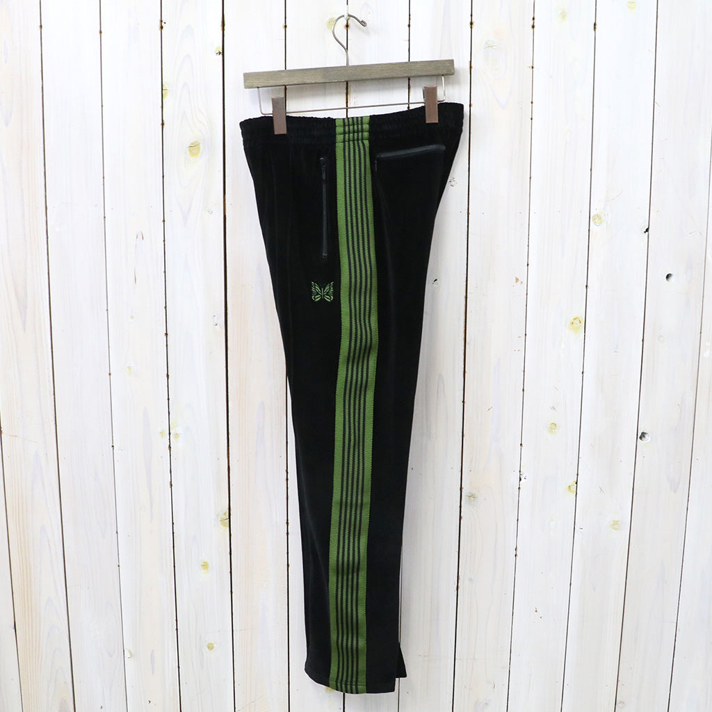 Needles : Narrow Track Pant-C/Pe Velour (Black)
