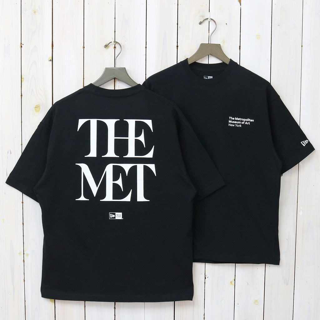 New Era『SS Over Size Cotton Tee The Met Black Logo』(Black)