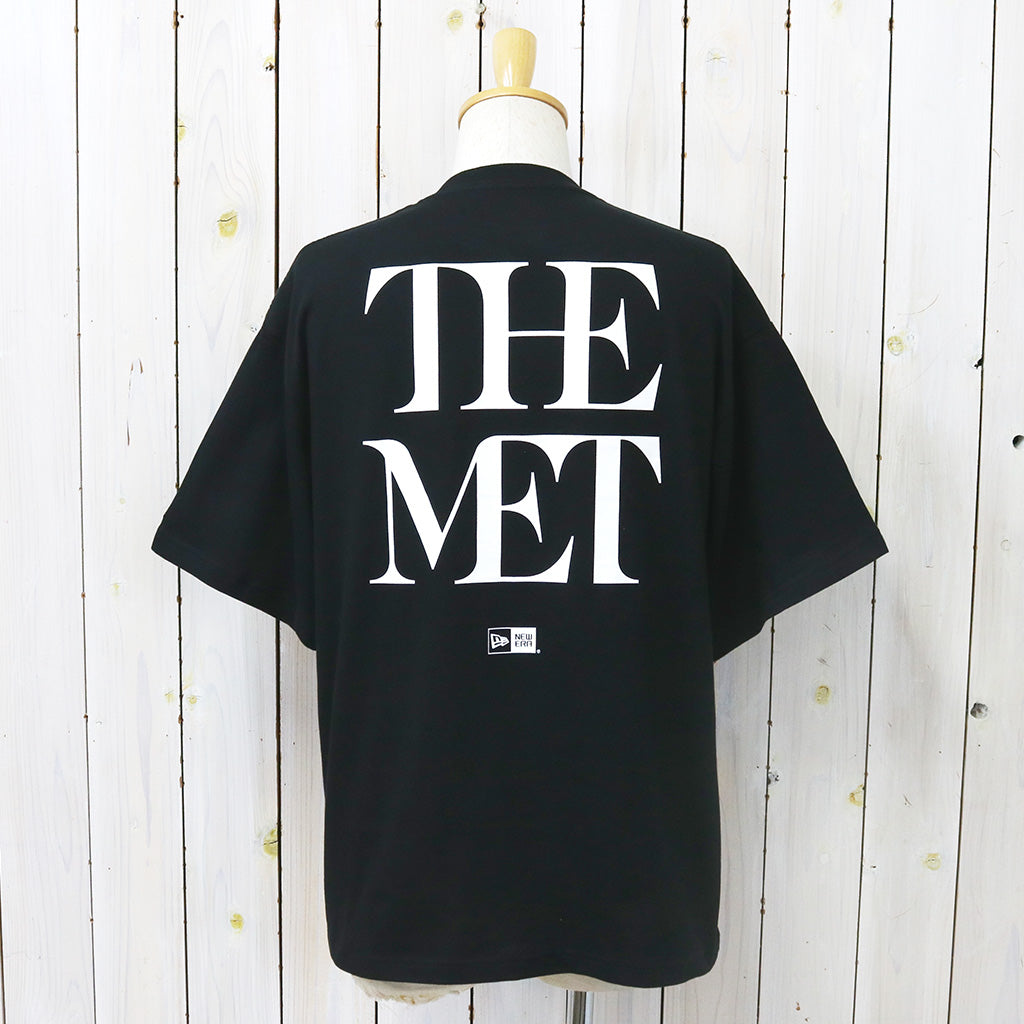 New Era『SS Over Size Cotton Tee The Met Black Logo』(Black)