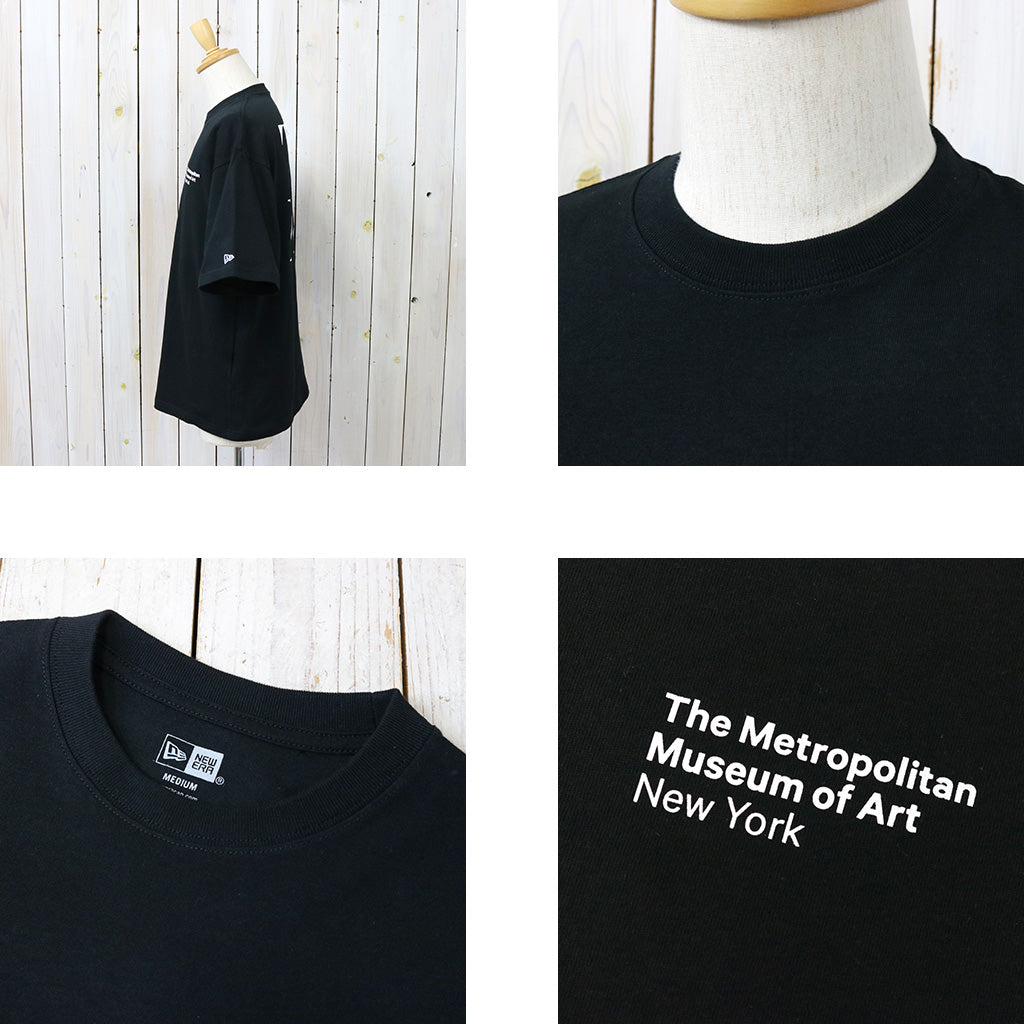 New Era『SS Over Size Cotton Tee The Met Black Logo』(Black)