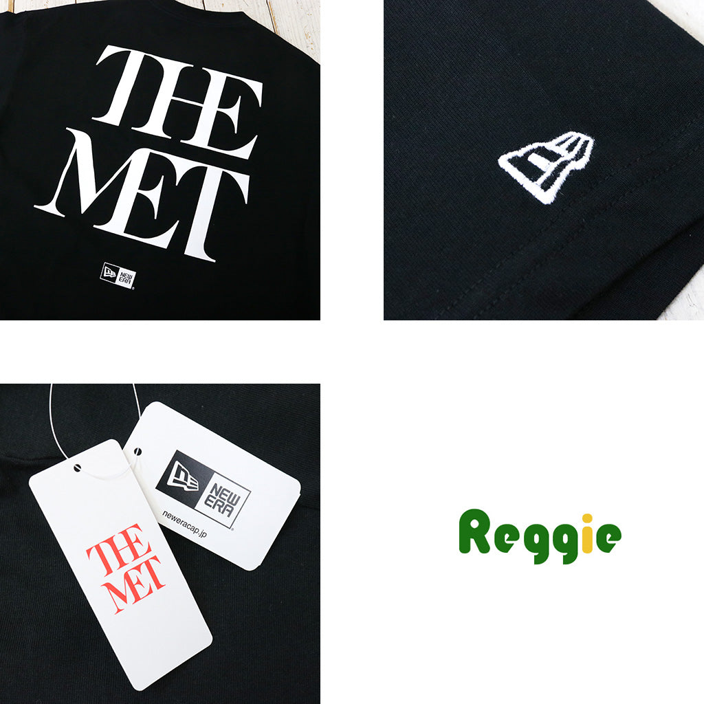 New Era『SS Over Size Cotton Tee The Met Black Logo』(Black)