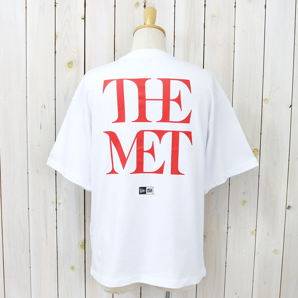 New Era『SS Over Size Cotton Tee The Met White Logo』(White)