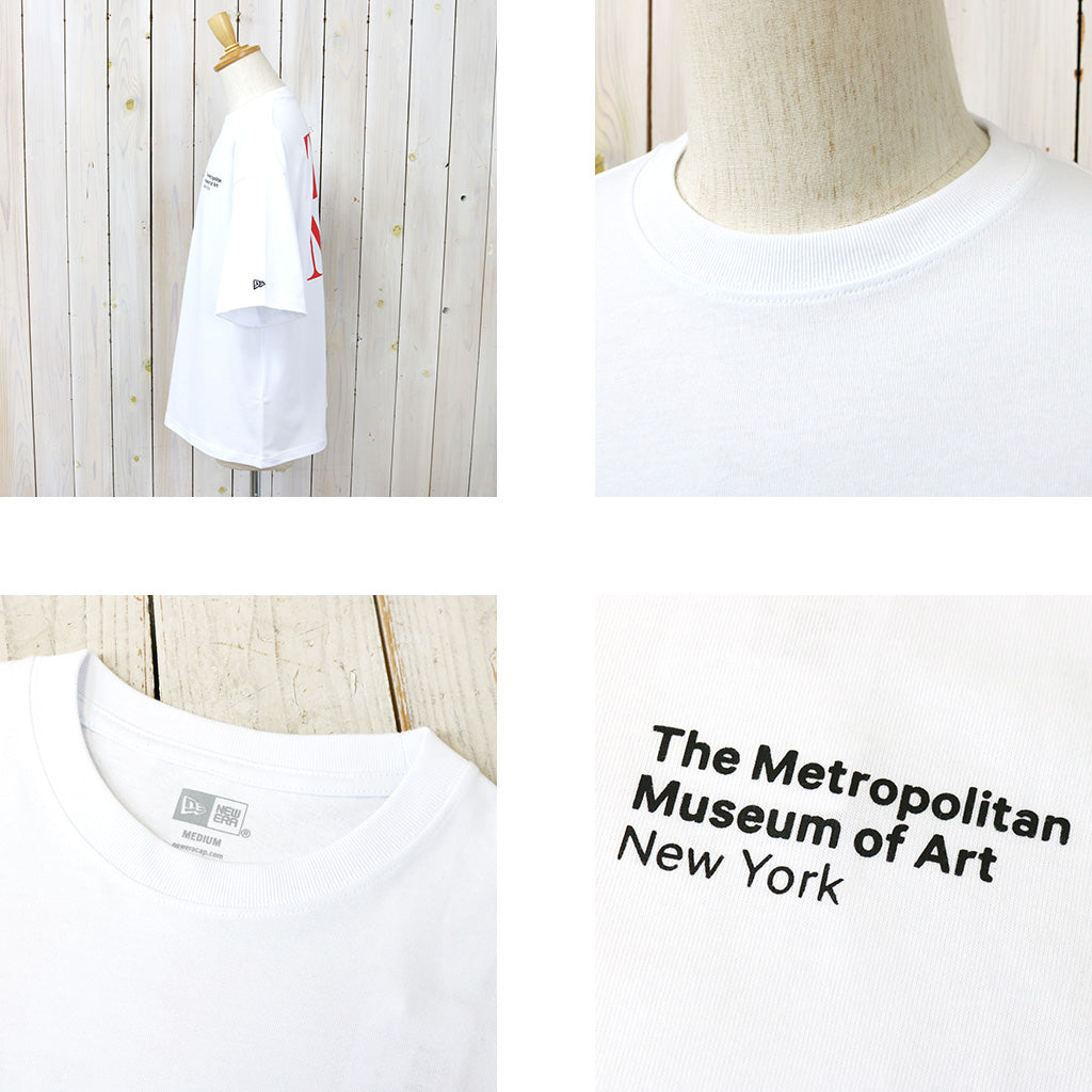 New Era『SS Over Size Cotton Tee The Met White Logo』(White)