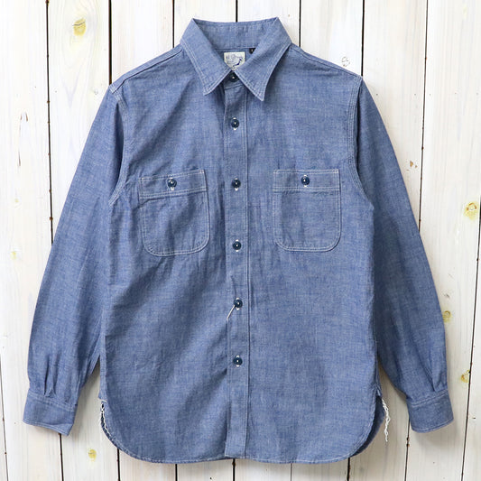 orSlow : SLIM FIT WORK SHIRT (CHAMBRAY) (01-8070-84)