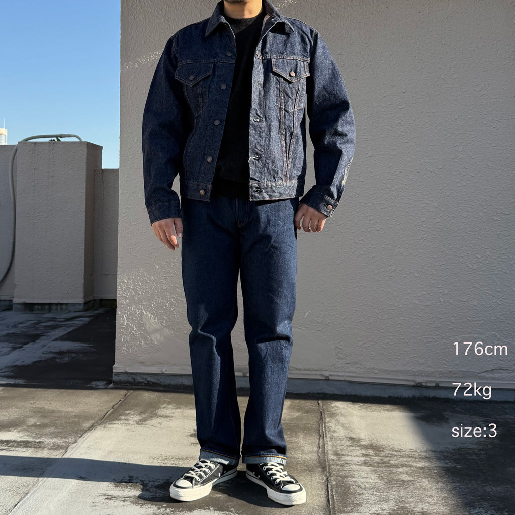 orSlow : 105 STANDARD SELVEDGE DENIM (ONE WASH) (01-1050-81)