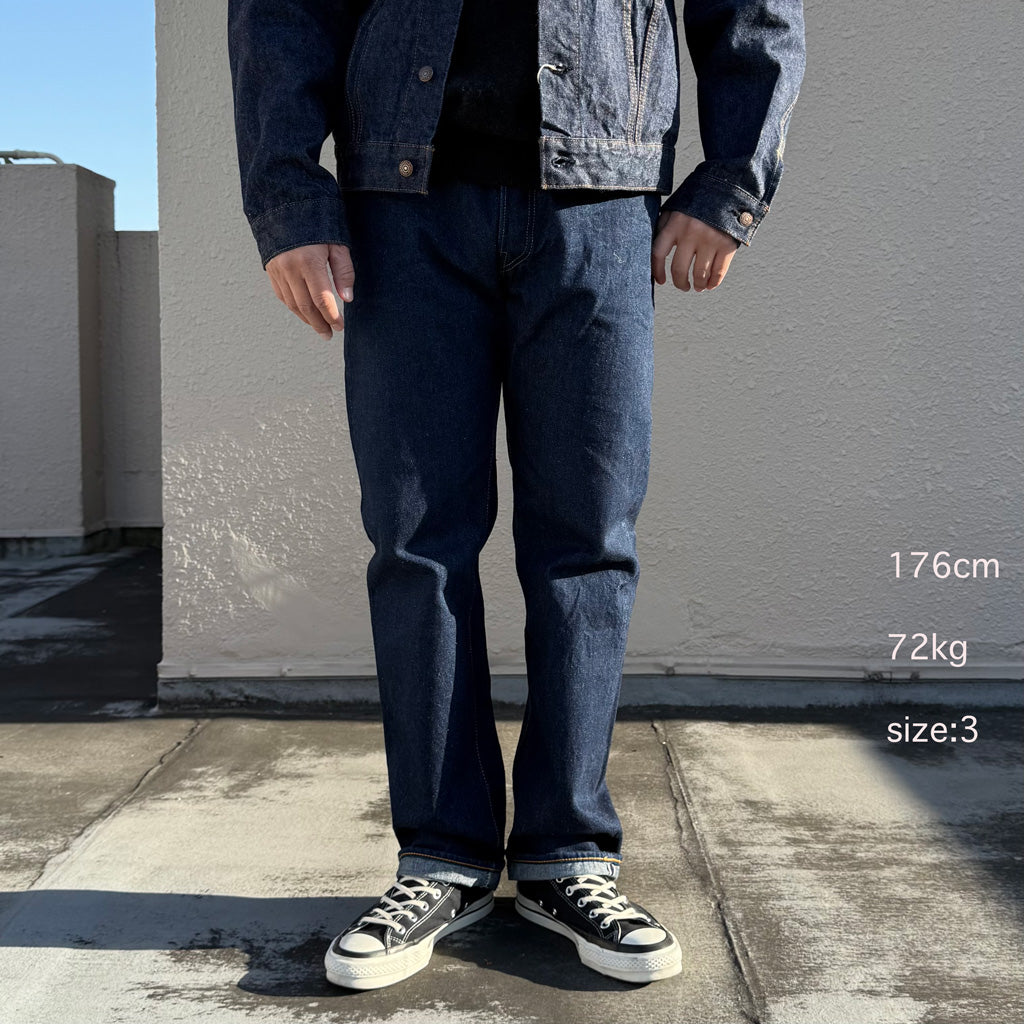 orSlow : 105 STANDARD SELVEDGE DENIM (ONE WASH) (01-1050-81)