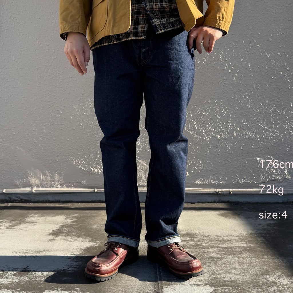 orSlow : 105 STANDARD SELVEDGE DENIM (ONE WASH) (01-1050-81)