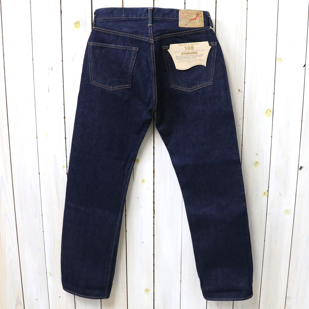 orSlow : 105 STANDARD SELVEDGE DENIM (ONE WASH) (01-1050-81)